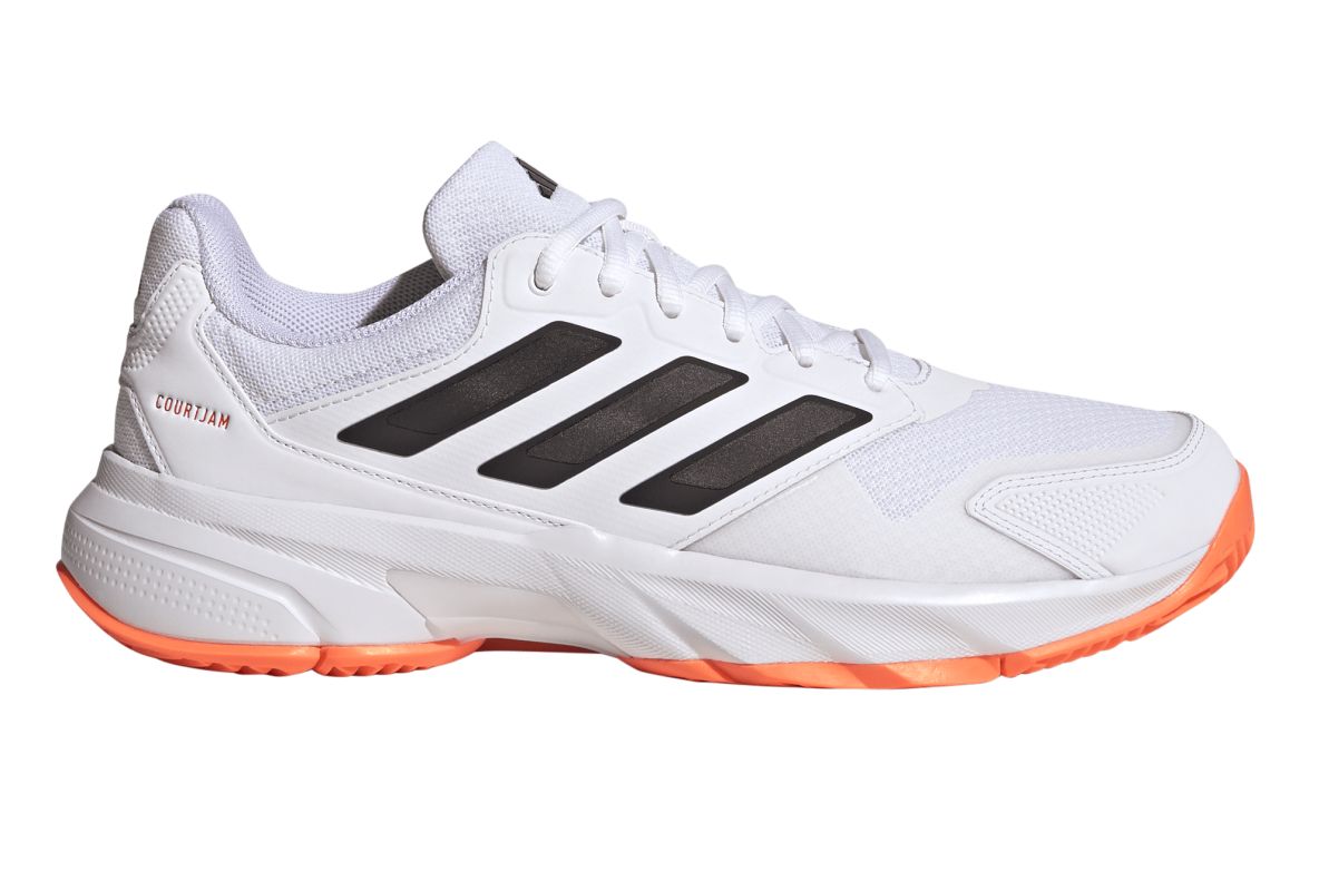 Adidas CourtJam Control 3 M - cloud white/core black/lucid orange Adidas CourtJam Control 3 M - cloud white/core black/lucid orange