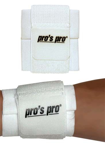 Opaska na nadgarstek Pro's Pro Wrist - white