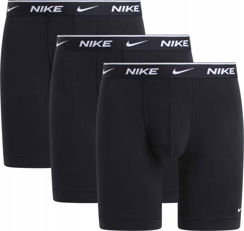 Nike Dri-Fit Essential Long Brief 3P - black/black/black Nike Dri-Fit Essential Long Brief 3P - black/black/black