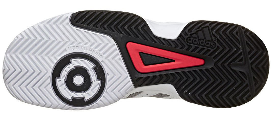 adidas-barricade-team-4-xj-white-iron-metallic-bright-red-4 Adidas Barricade Team 4 xJ - white/iron metallic/bright red