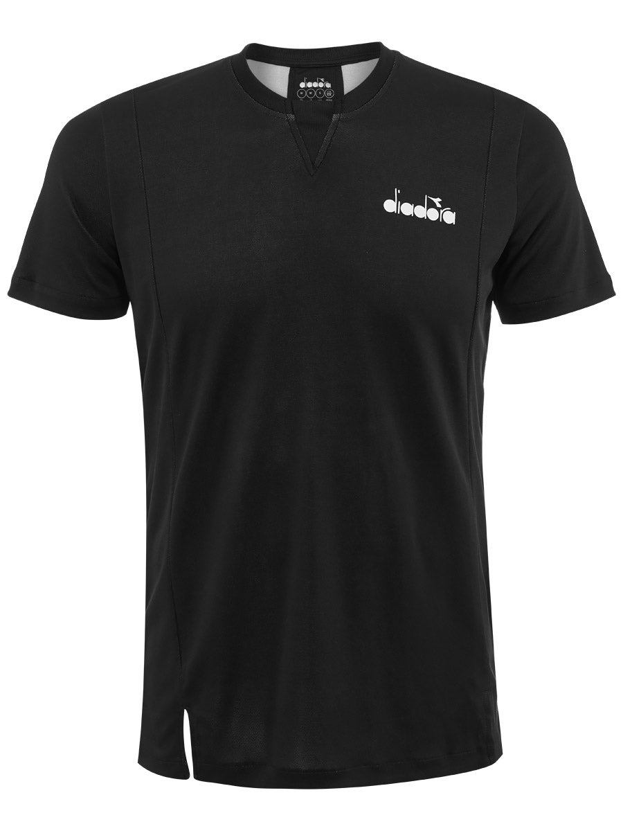 Diadora T-Shirt Easy Tennis - black Diadora T-Shirt Easy Tennis - black
