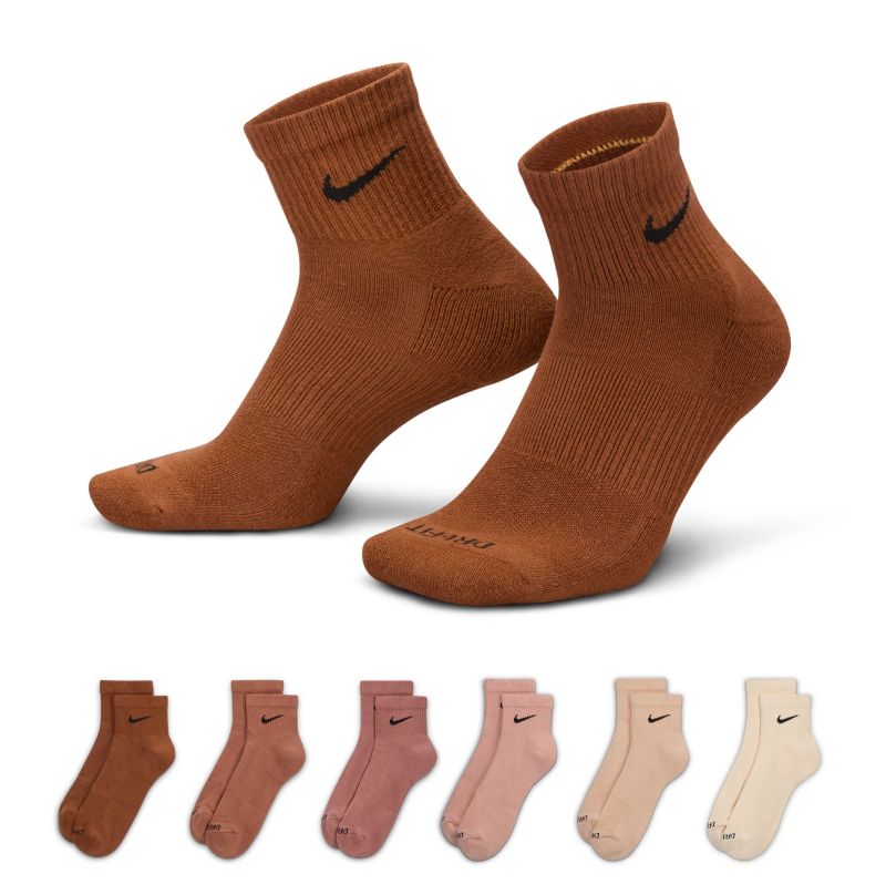 Nike Everyday Plus Cushion Crew 6P - multicolor