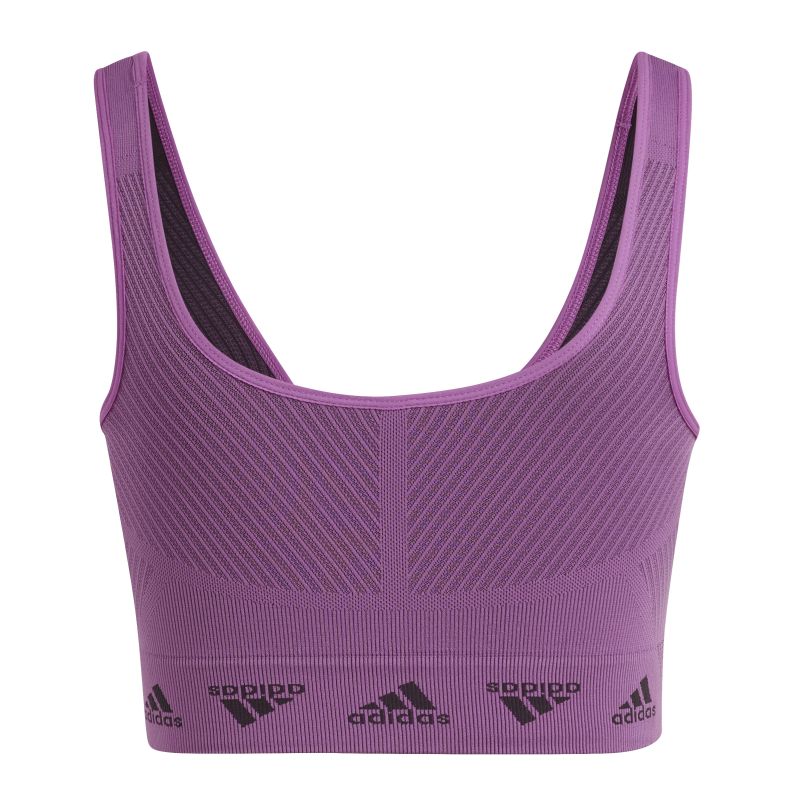Adidas Aeroknit Bra - semi pulse lilac/carbon