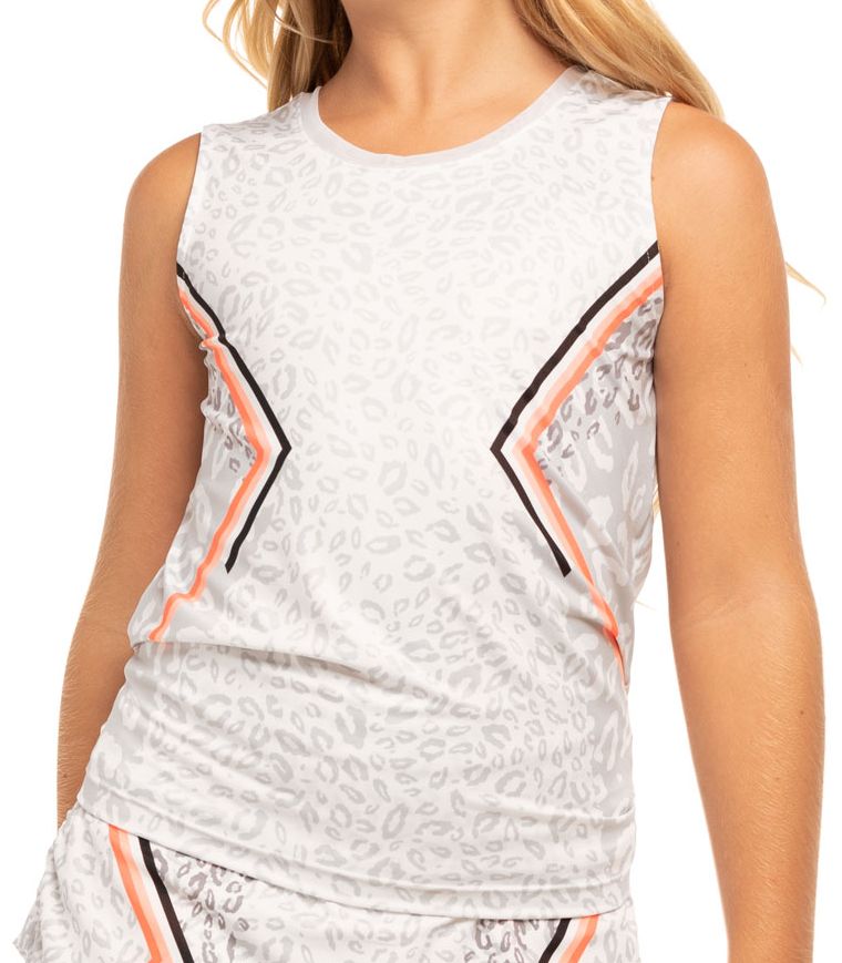 Lucky in Love Animal Instinct Animal Instinct Tie Back Tank - orange glow Lucky in Love Animal Instinct Animal Instinct Tie Back Tank - orange glow