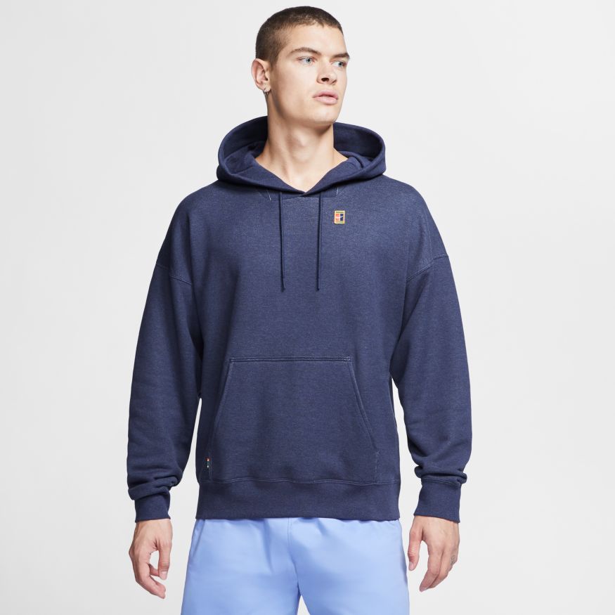 nike-court-fleece-hoodie-heritage-obsidian-heather-3 Nike Court Fleece Hoodie Heritage - obsidian/heather