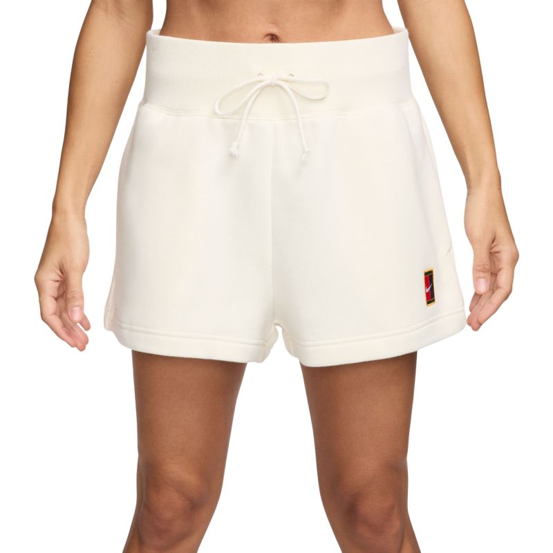 Nike Court Phoenix Fleece High-Waisted Loose Fit - pale ivory 