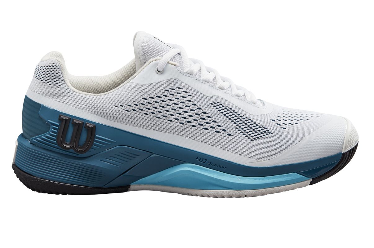 Wilson Rush Pro 4.0 - white/blue coral/blue atoll