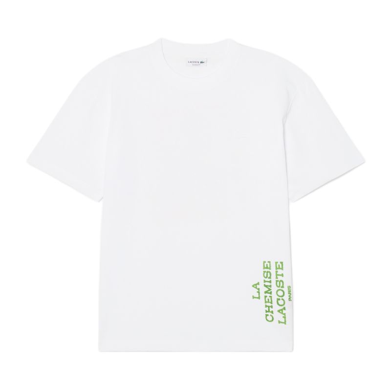 Lacoste Relaxed Fit Printed Cotton - white