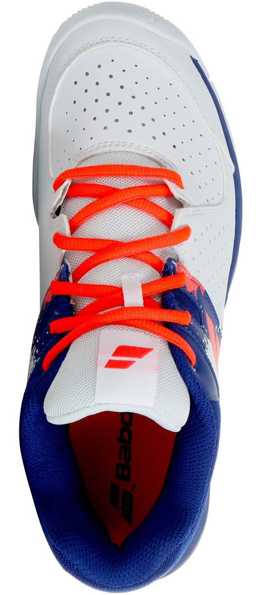 Babolat Pulsion All Court Junior - white/dazzling blue