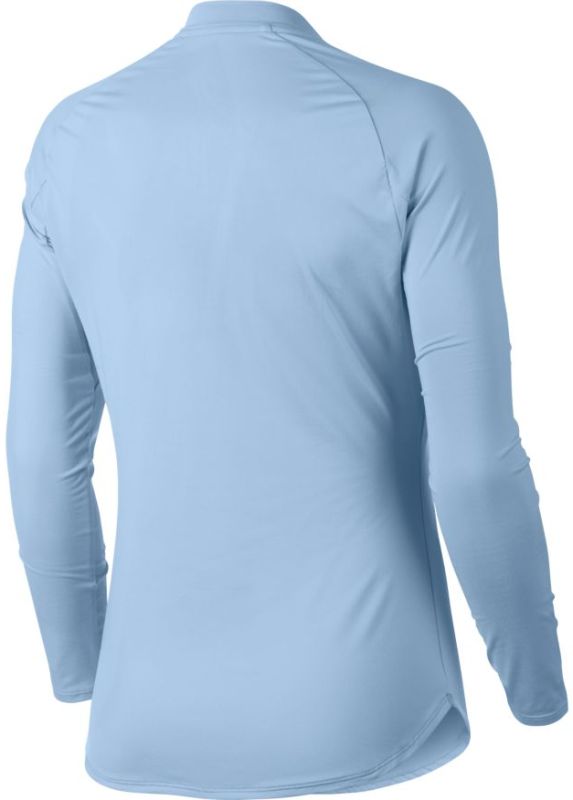 Nike Court Pure LS HZ Top - hydrogen blue/white