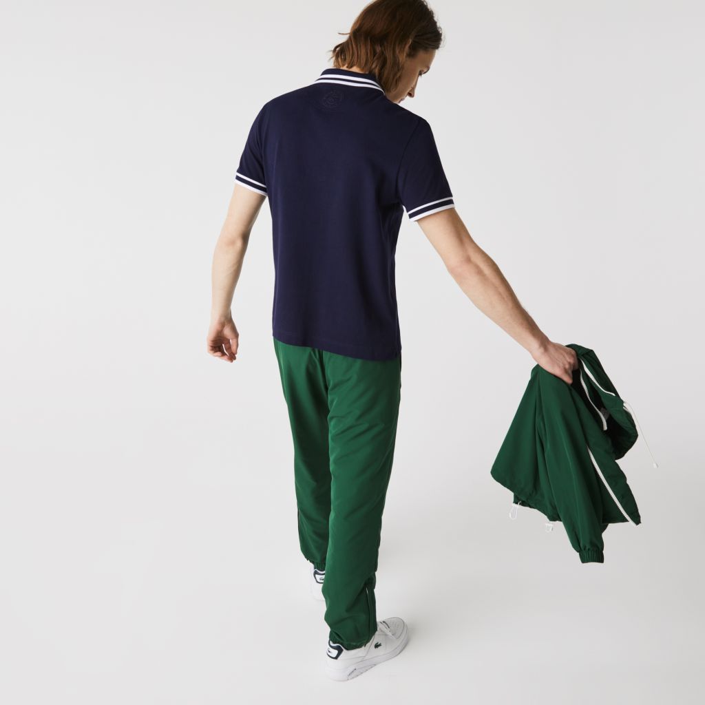 PH9266_2UH_20npg9ThwjgEN0z Lacoste Men's SPORT Roland Garros Edition Piqué Polo Shirt - navy blue/white/red