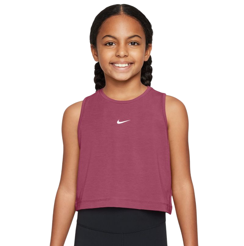 Nike Kids Dri-Fit Pro Training Tank - sweet beet/white