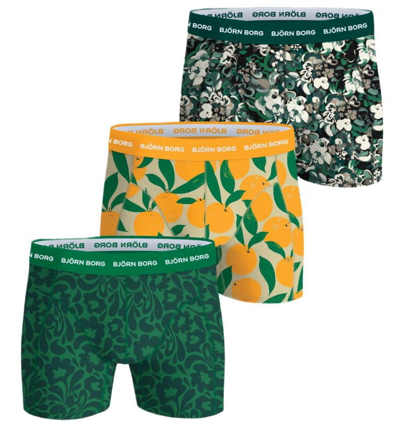 Męskie bokserki Björn Borg Cotton Stretch 3P - multicolor