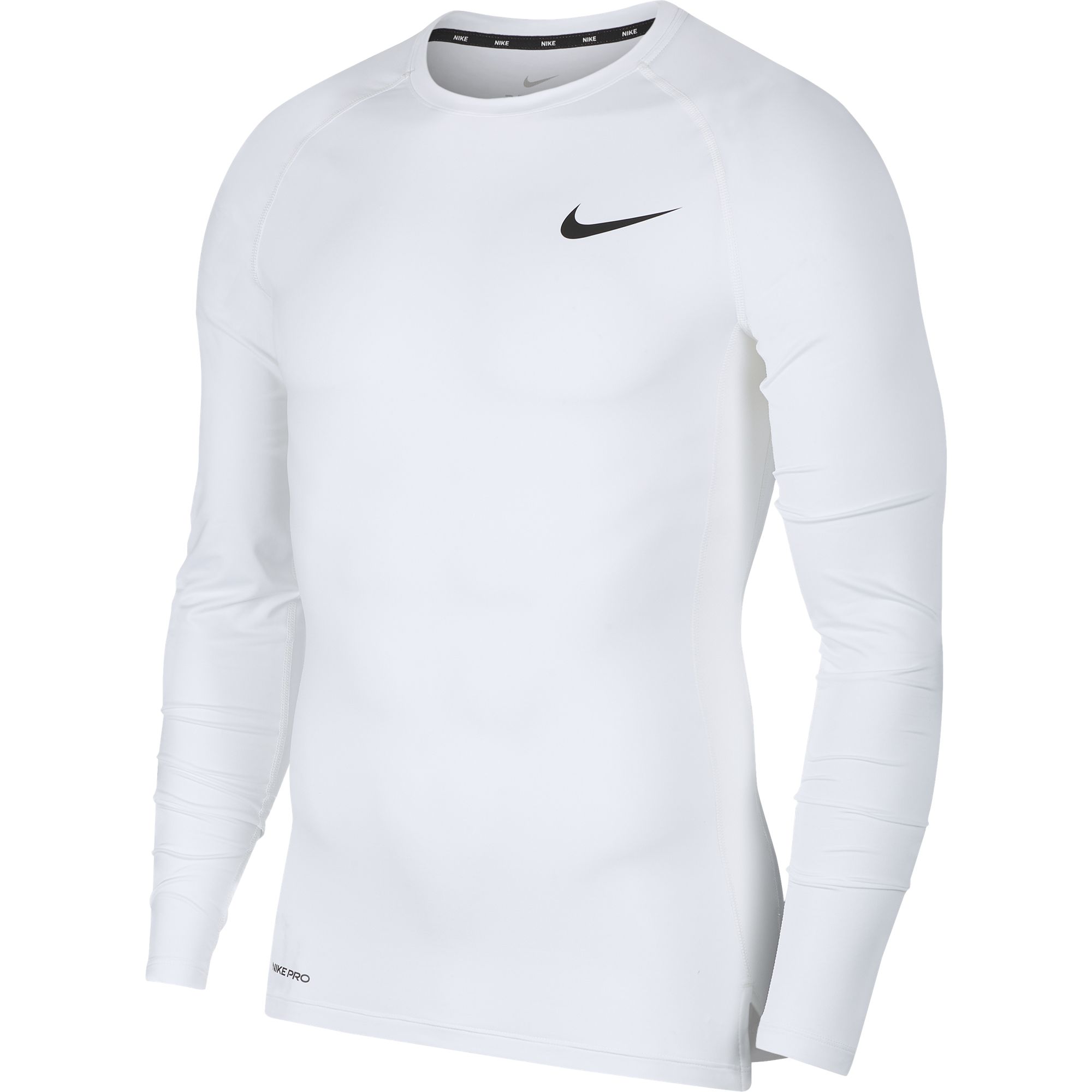 Nike Pro Top LS Tight - white/black Nike Pro Top LS Tight - white/black