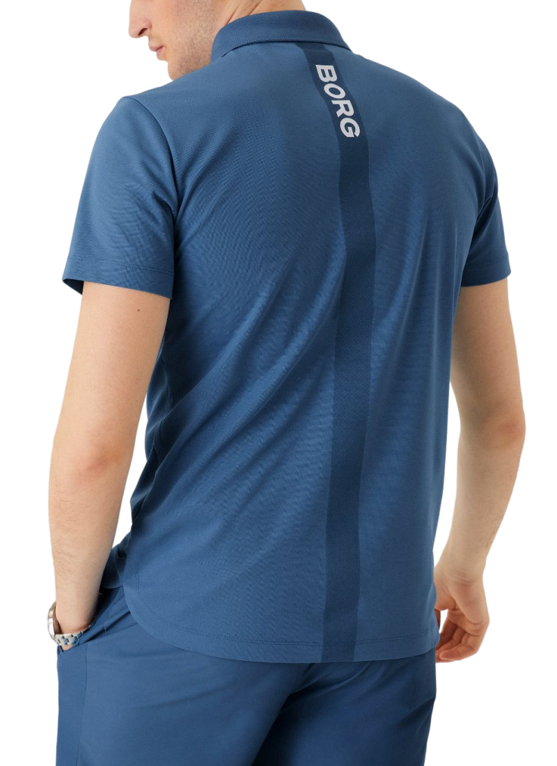 10000755_BL073_1 Björn Borg Ace Polo - copen blue