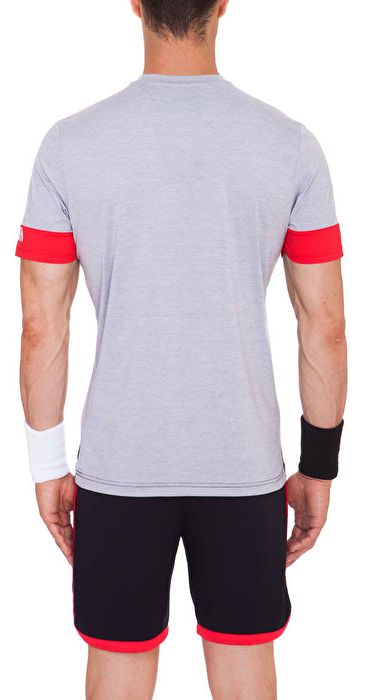 Hydrogen Tech Skull T-Shirt - grey melange/black