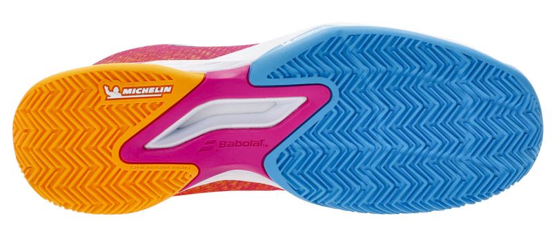 Babolat Jet Match 3 Clay Junior - hot pink