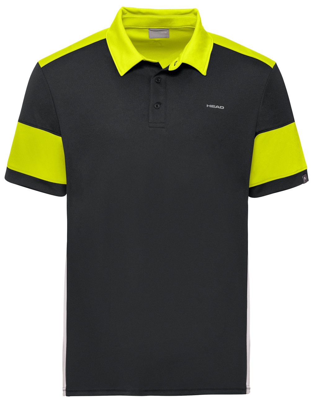 Head Ace Polo Shirt M - black/yellow