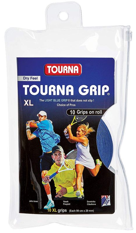 Tourna Grip XL Dry Feel 10P - blue