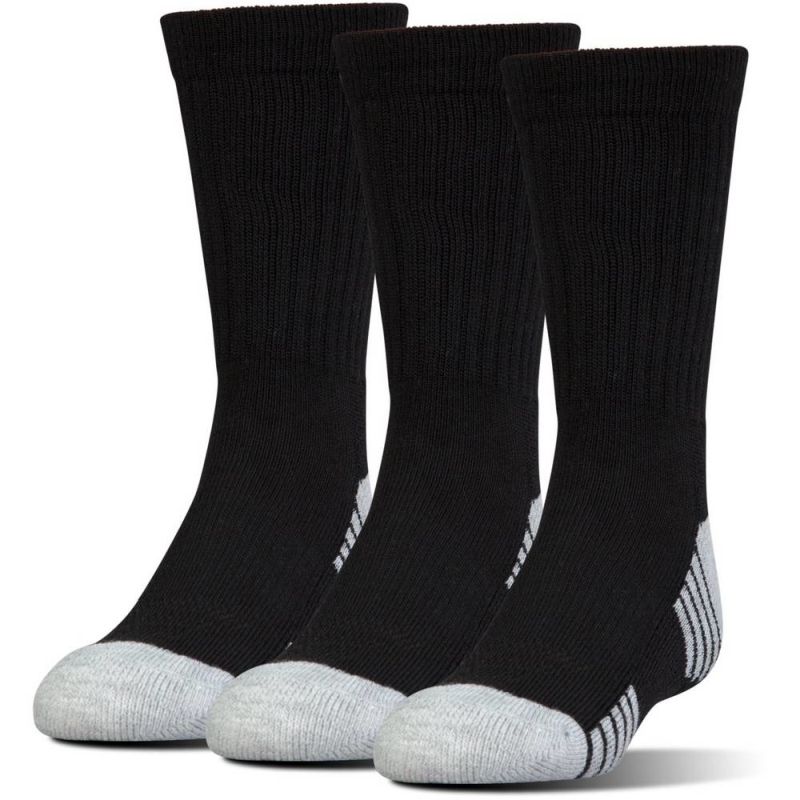 Under Armour UA HeatGear Crew Jr - 3 par/black