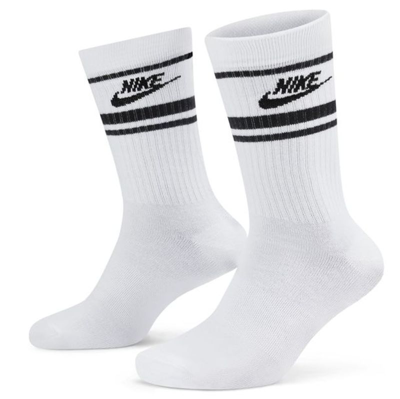 Nike Sportswear Everyday Essential Crew 3P - white/black/black