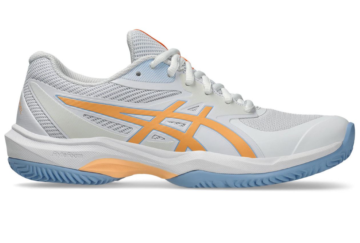 Asics Game FF Padel - white/orange glow