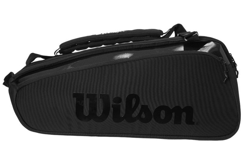 Wilson Super Tour 9 Pk Pro Staff Bag - black
