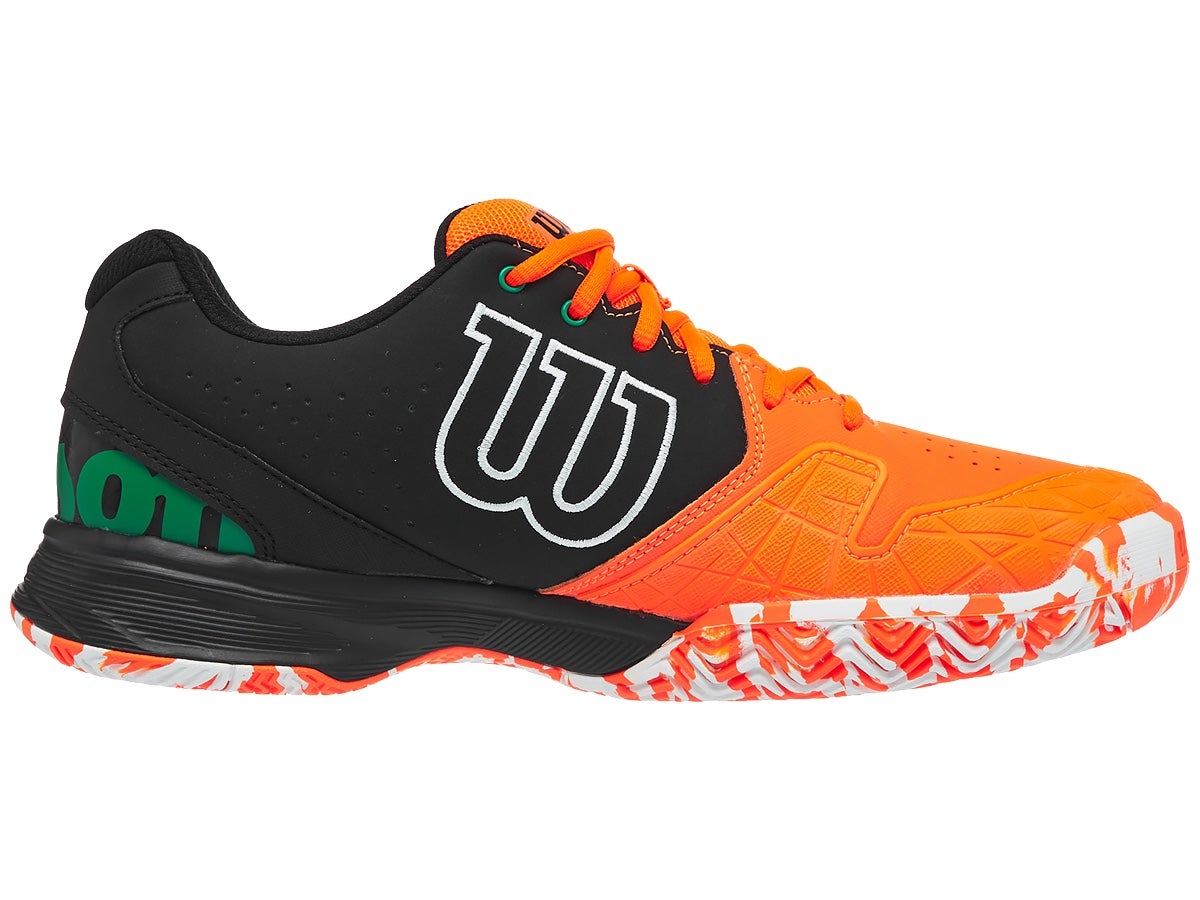 Wilson Kaos Devo Paris - shocking orange/black/amazon
