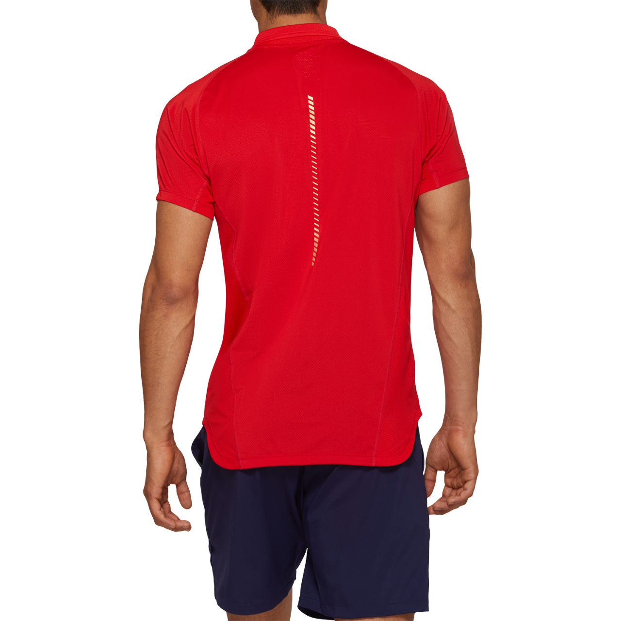 Asics Tennis M Polo Shirt - classic red