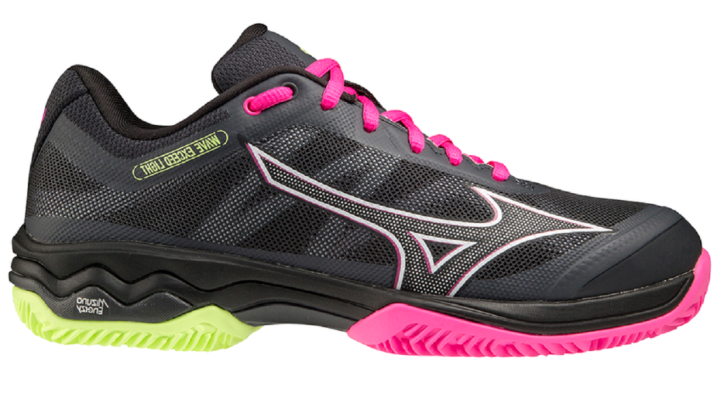 Mizuno Wave Exceed Light Padel - ebony/pinkglo/neolime