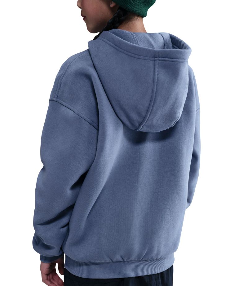 Nike Kids Sportswear Club Fleece Oversized Full Zip - world indigo/white