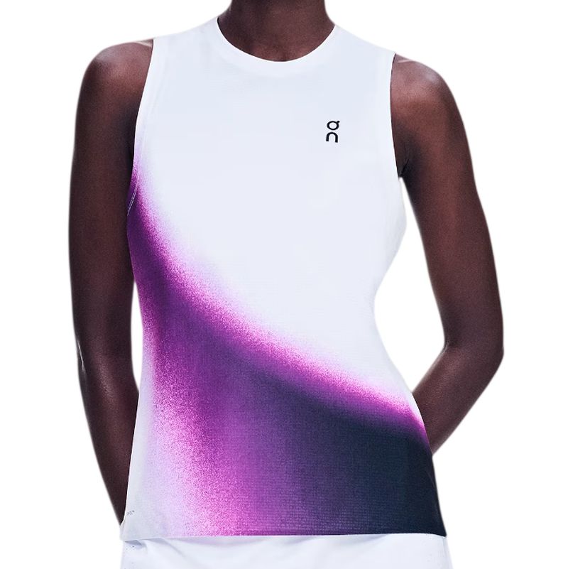 On Court Swing Tank - white/cassis