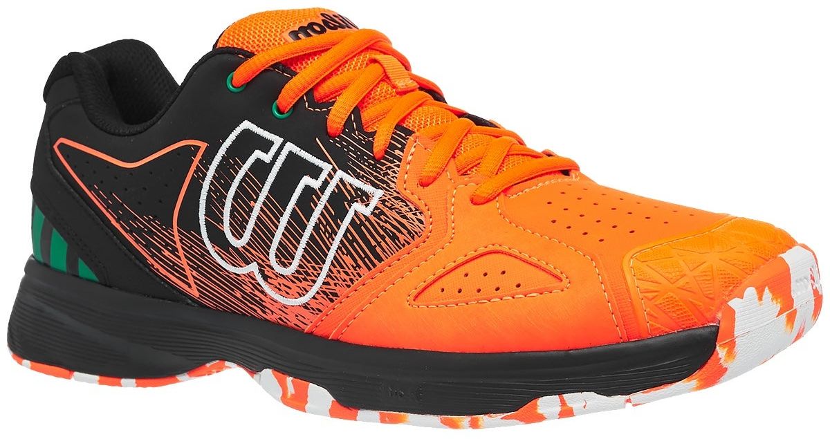Wilson Kaos Devo Paris - shocking orange/black/amazon