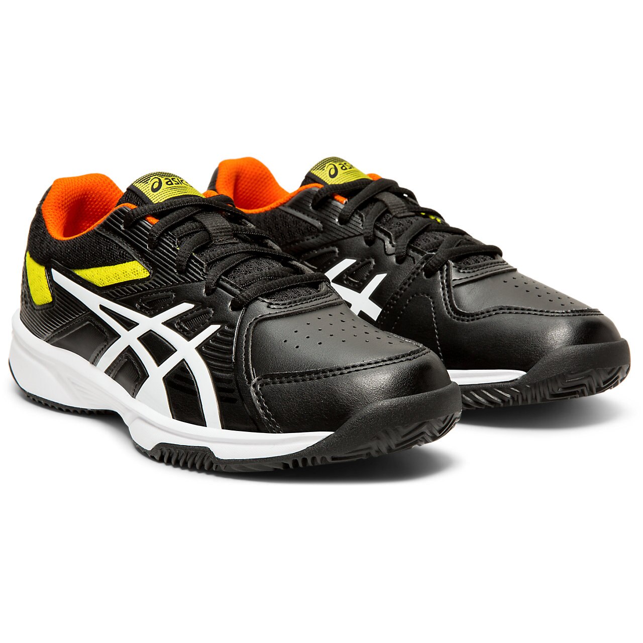 asics-court-slide-clay-gs-black-white-3 Asics Court Slide Clay GS - black/white