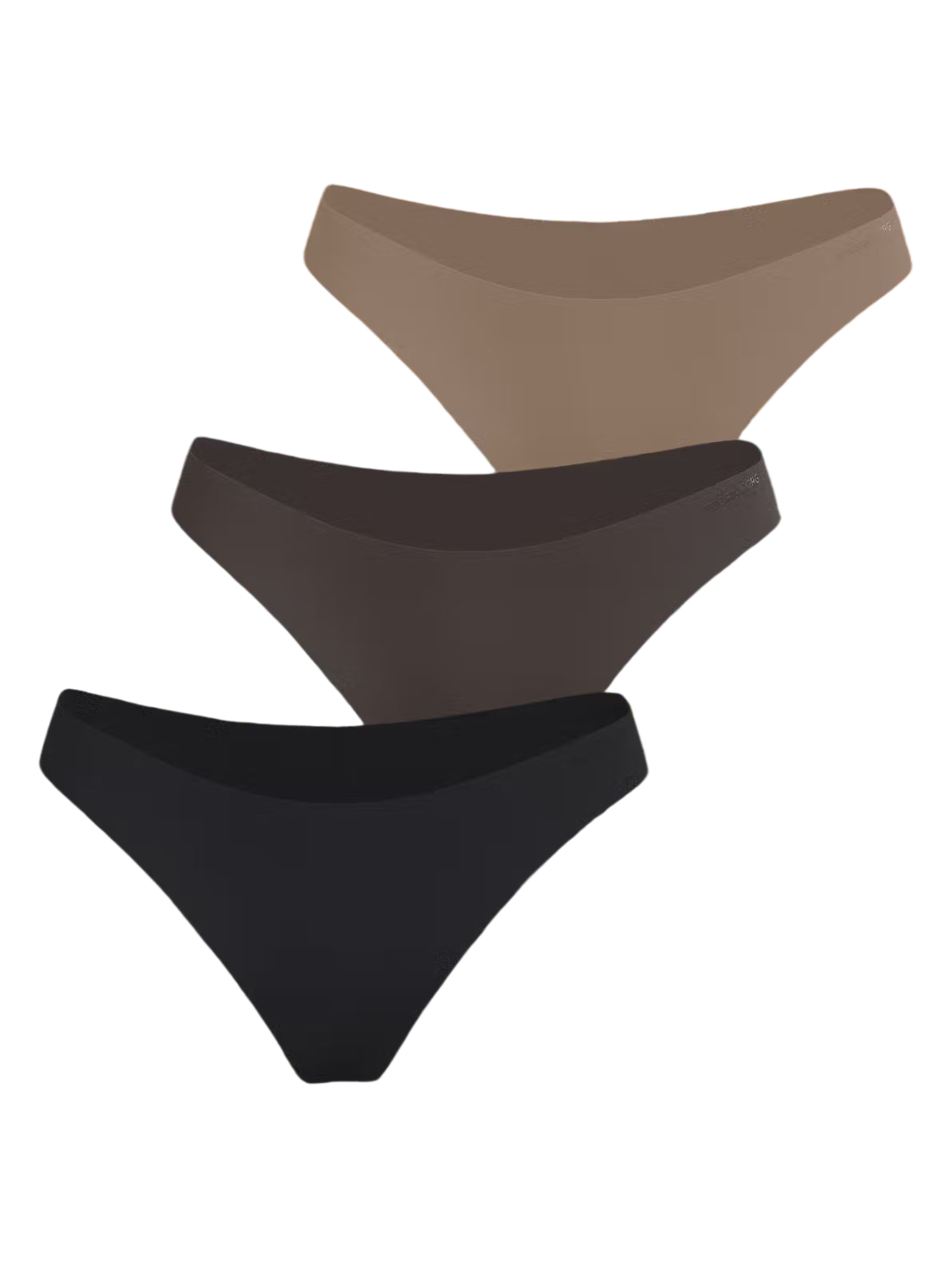 Björn Borg Invisible Brief 3P - black/brown/beige