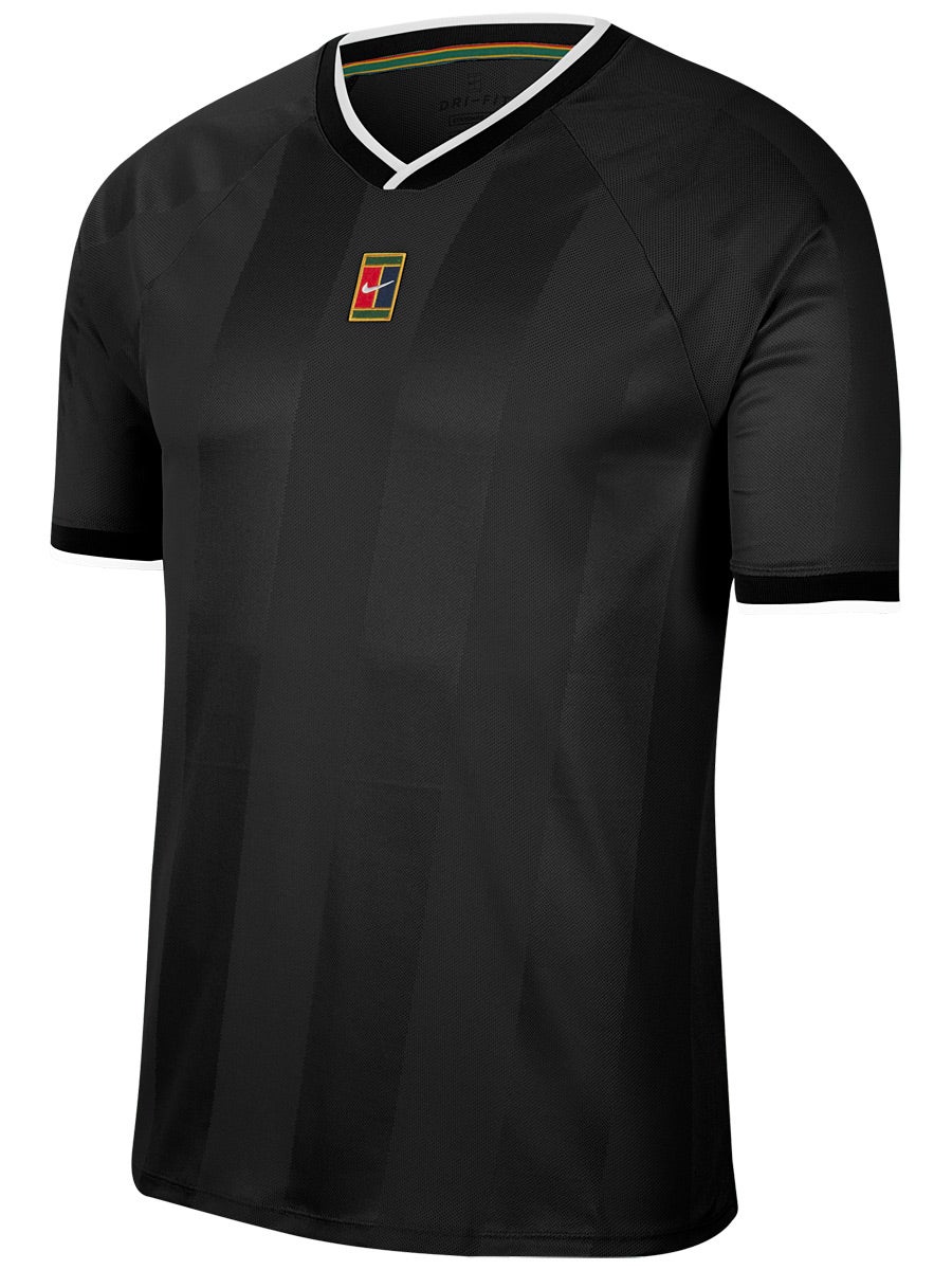Nike Court Breathe Slam Top LN NT - black/white