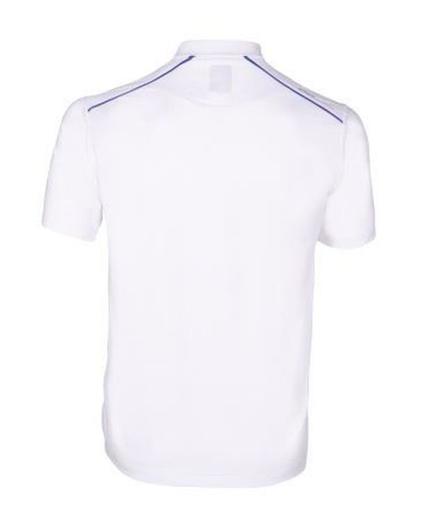 Prince Half Zip Dart Panel Shirt - white