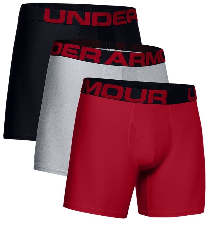 Under Armour Tech 6in 3 Pack - black