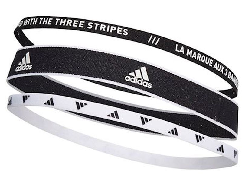 Adidas Training Headbands 3P - black/white/white Adidas Training Headbands 3P - black/white/white