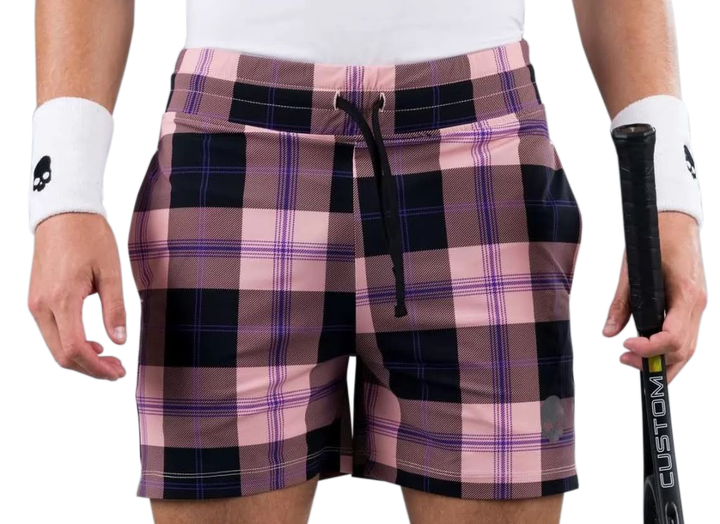 Hydrogen Tartan Shorts - pink/black Hydrogen Tartan Shorts - pink/black