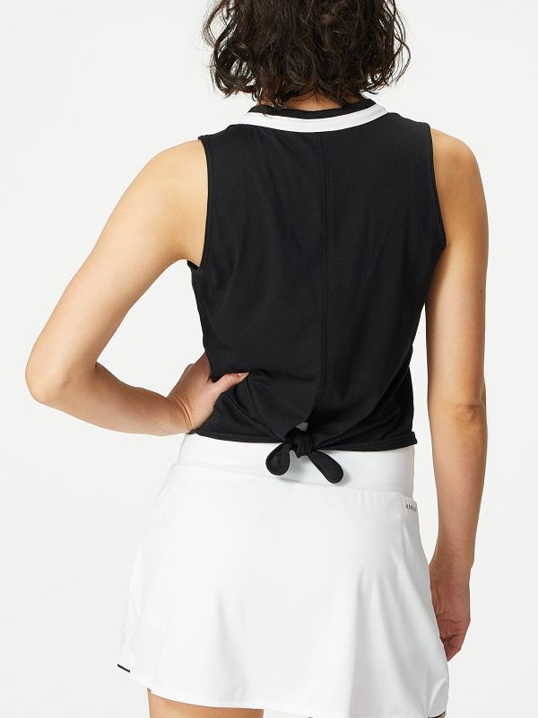 Adidas Club Knotted Tank W - black/white
