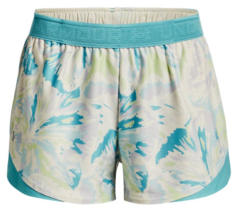 Under Armour Women's UA Play Up 3.0 Shorts - pale olive/cloudless sky