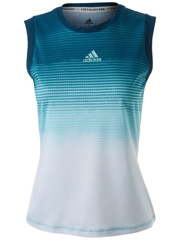 Adidas Parley Tank Top - blue spirit/white