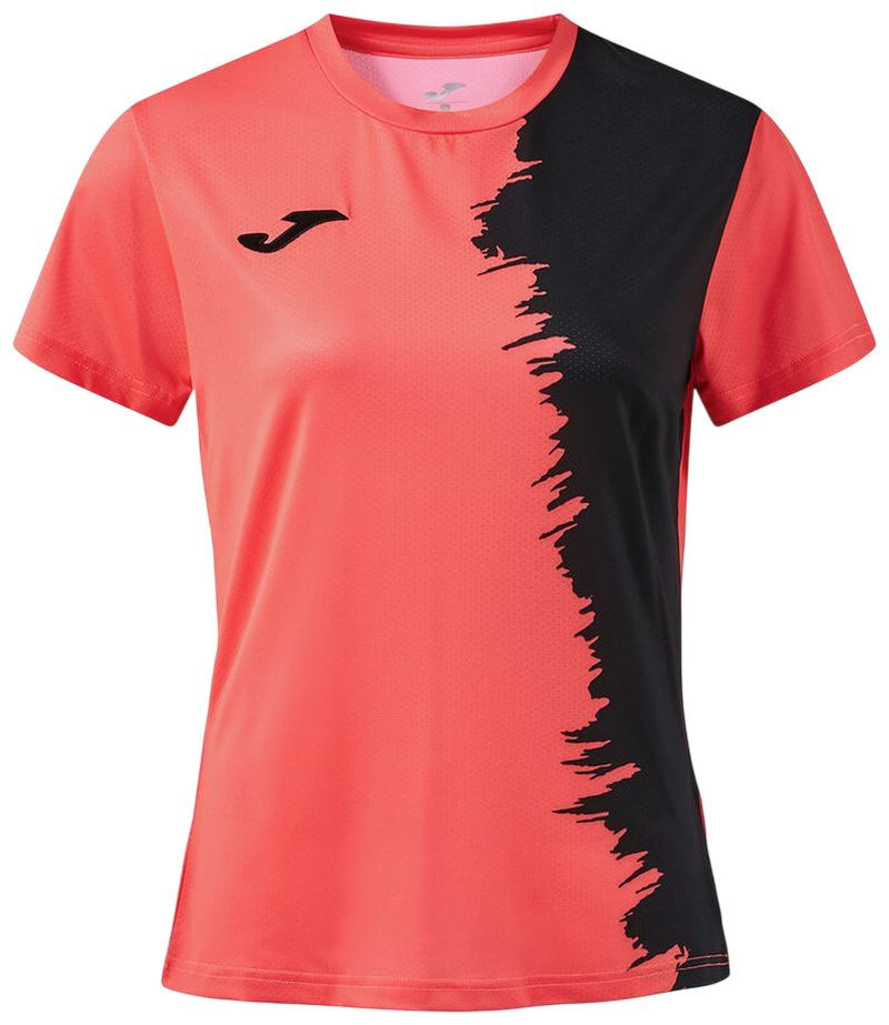 Joma Picasho Short Sleeve - fluor coral/black Joma Picasho Short Sleeve - fluor coral/black