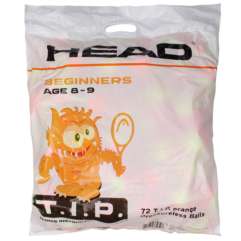 head-t-i-p-orange-pressureless-balls-bag-72b-1 Head T.I.P. Orange Pressureless Balls Bag 72B