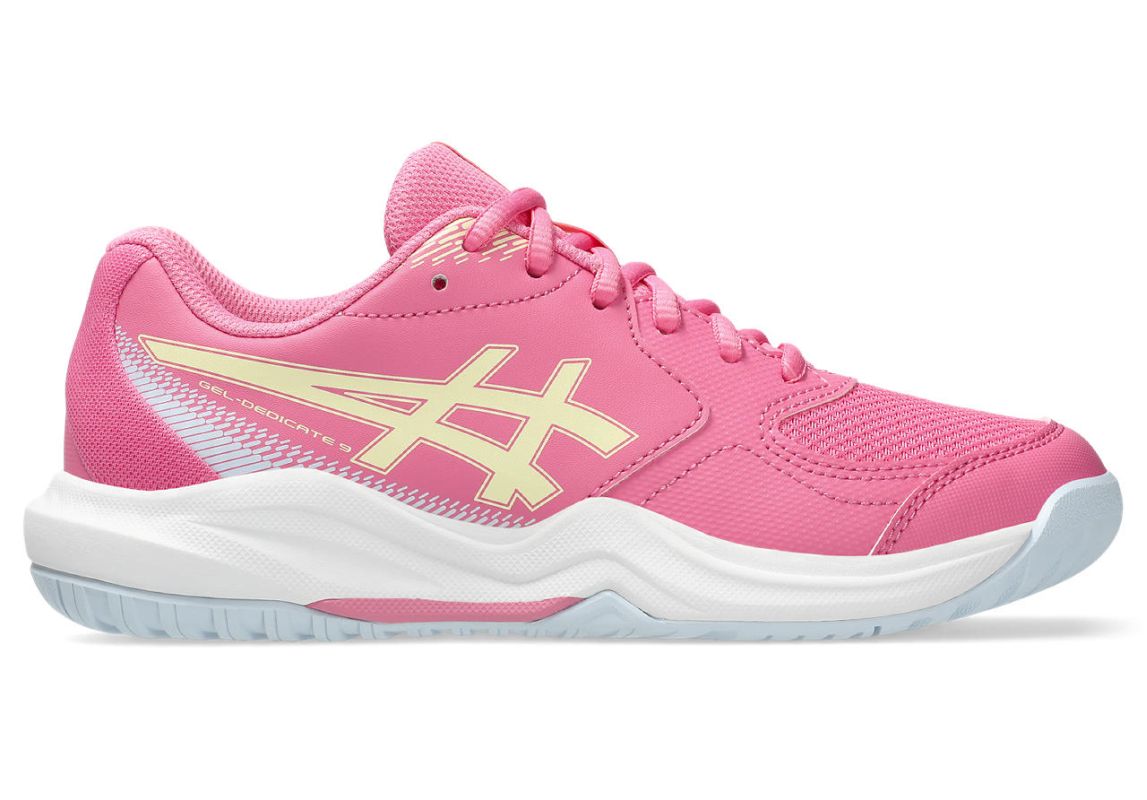 Asics Gel-Dedicate 9 GS - dragon fruit/soft yellow