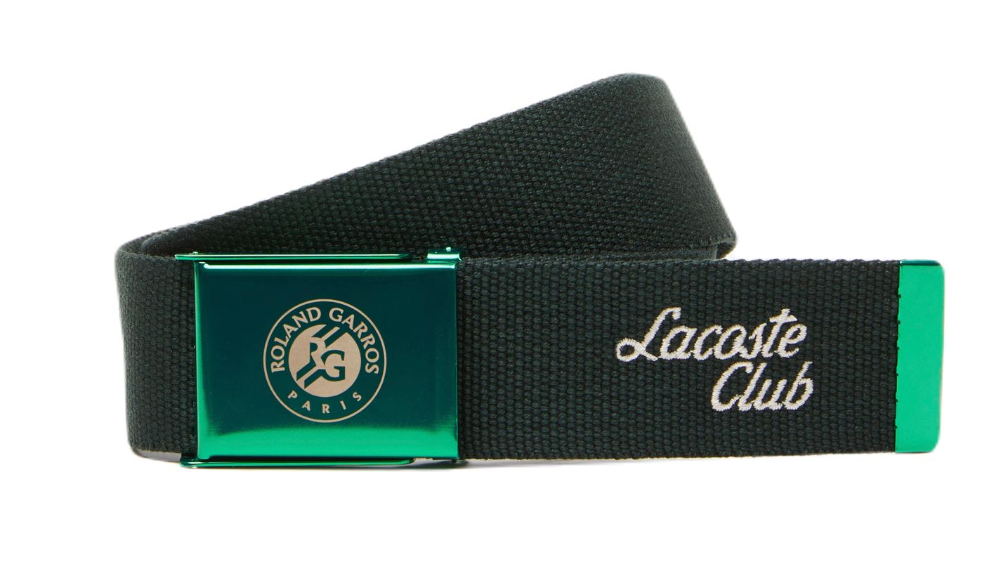 Lacoste Roland Garros Edition Contrast Branding Belt