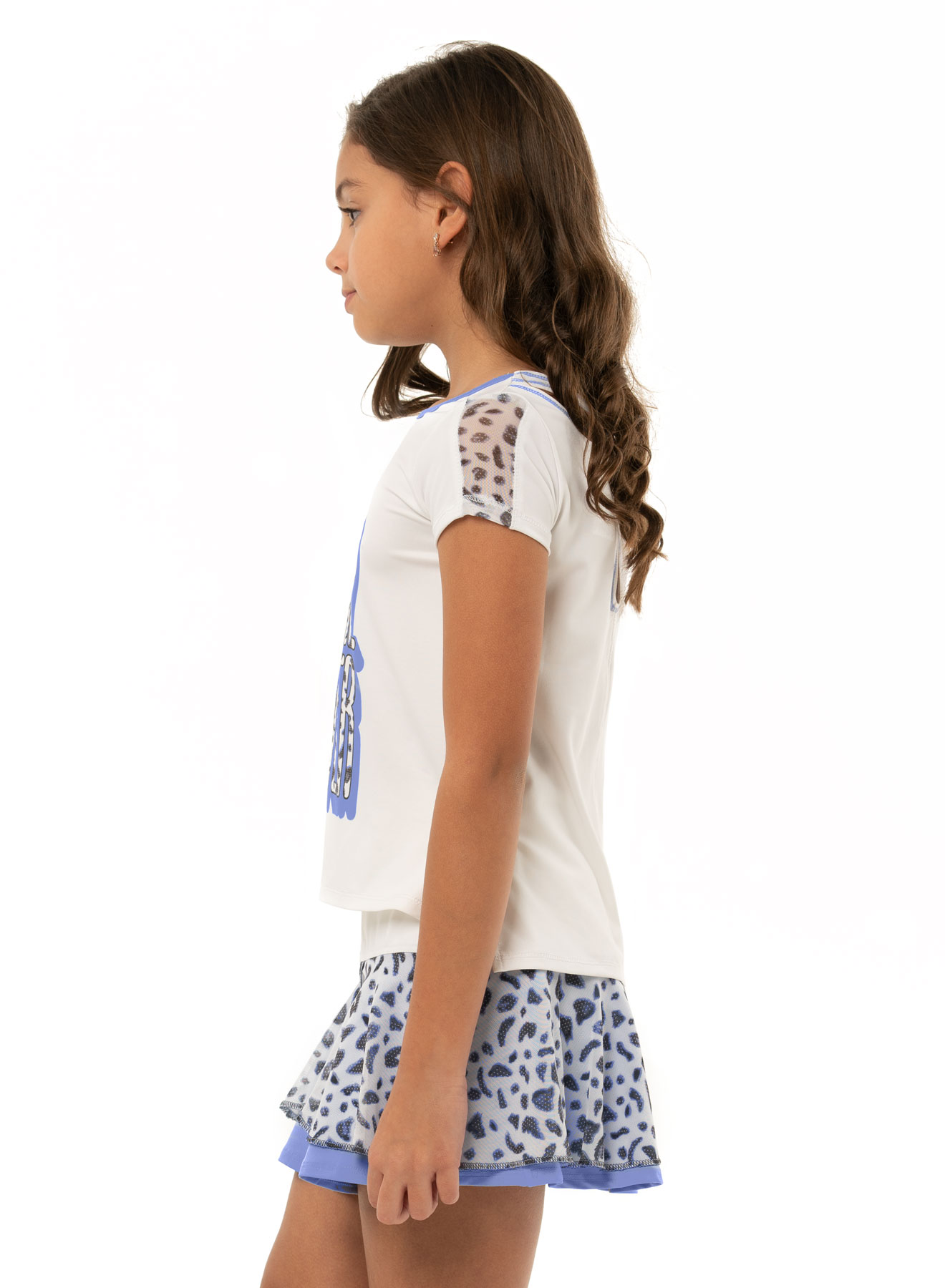 Lucky in Love On The Prowl Grrrl Power Tee Girls - white