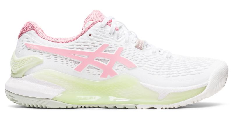 Asics Gel-Resolution 9 Padel - white/fruit punch