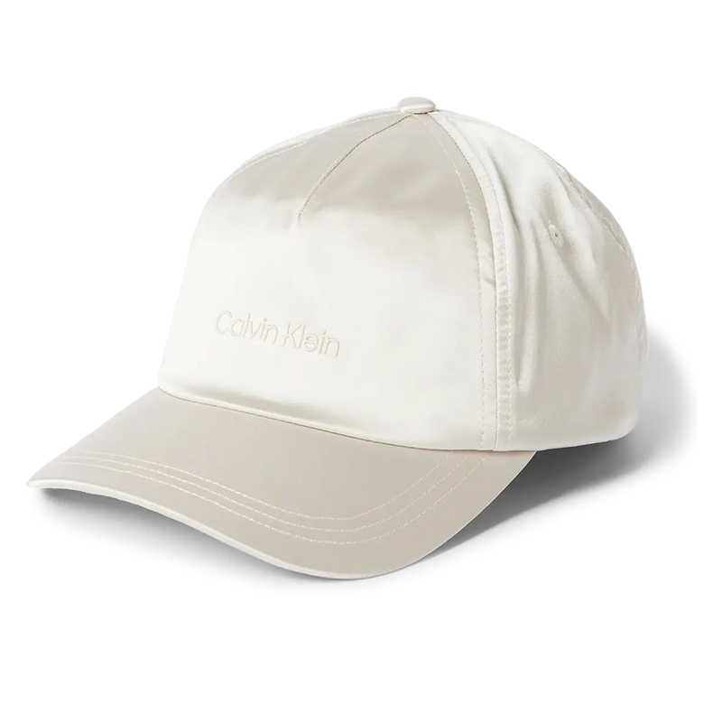 Cap Calvin Klein Must Logo Satin Cap dark ecru